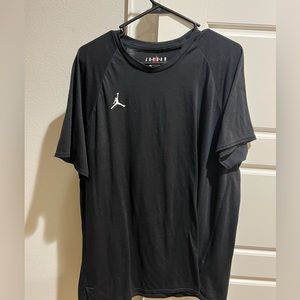Air Jordan Alpha Training Top Black Dri-Fit SS
